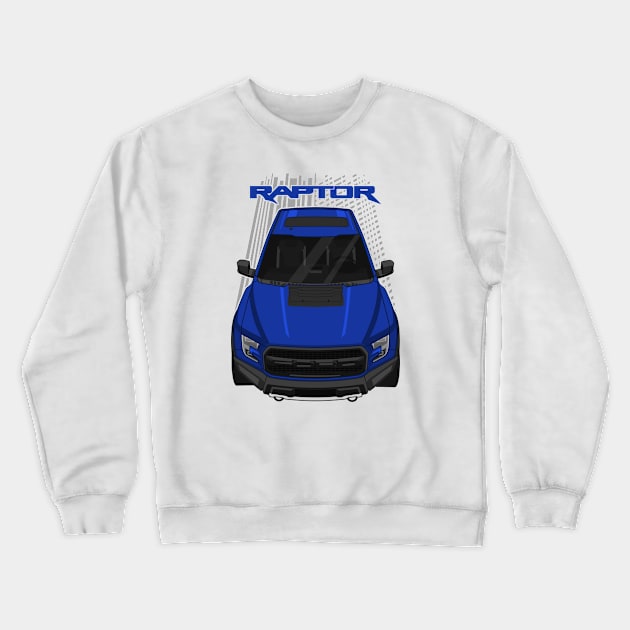 Ford F150 Raptor 2017-2020 - Blue Crewneck Sweatshirt by V8social